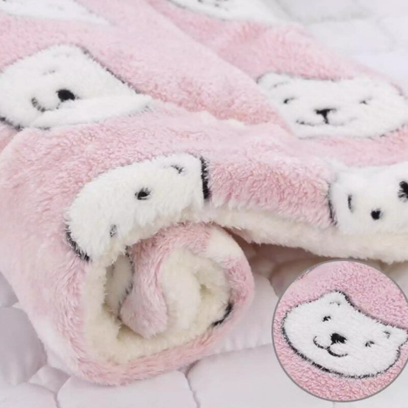 Plush Dog Cat Mat Soft Blanket Dog Pet Blanket Cat Accessories Pet Supplies Keep Warm In Winter Soft Pet Soft Blanket