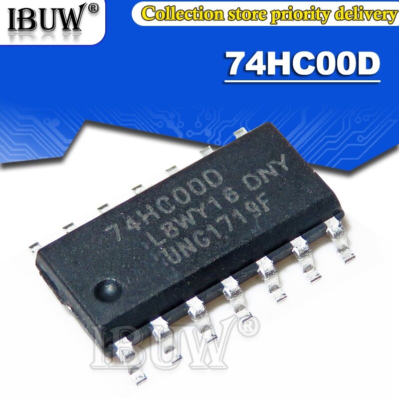 10pcs sn74hc00d sop14 74hc00d sop-14 74hc00 sop logic ic