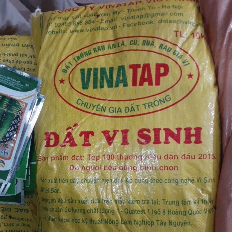 Đất vi sinh vinatap bao 10kg