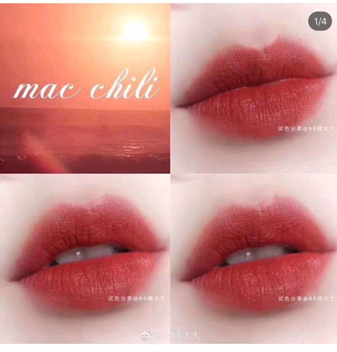 mac chilli matte lipstick