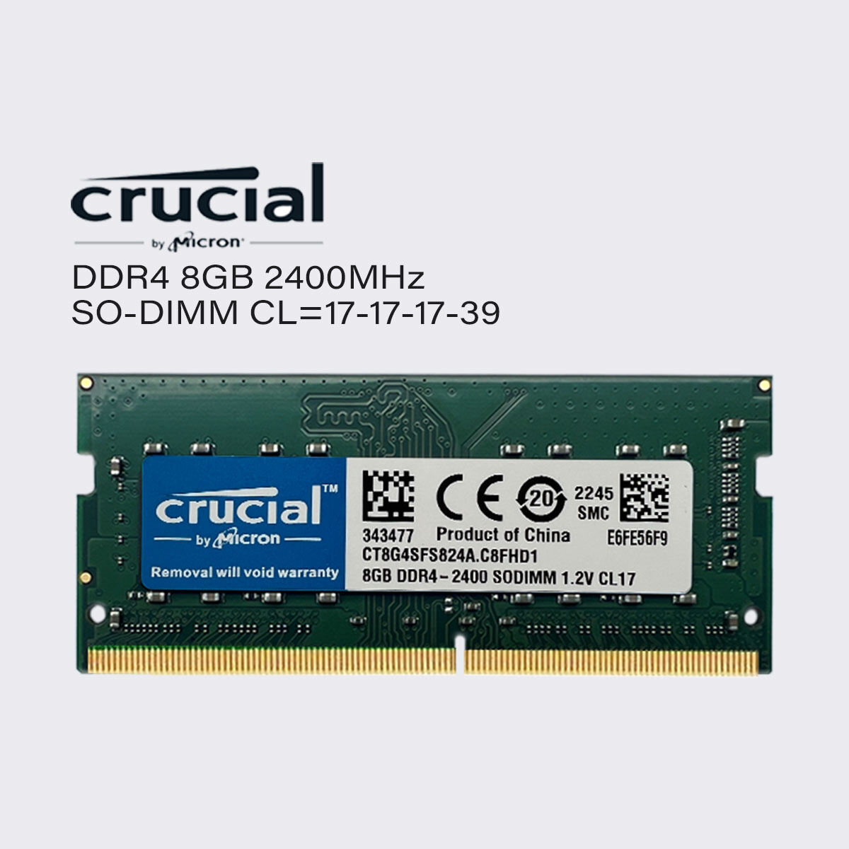 Crucial 8gb 16gb 32gb 4gb 2400mhz ddr4 memory laptop ram sodimm