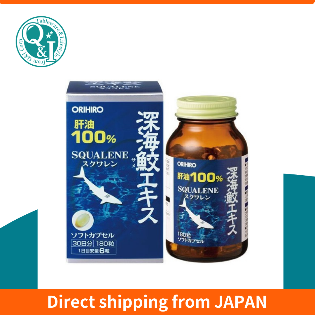 JAPAN ORIHIRO Fish Oil 100％Deep sea shark extract capsule 180capsules