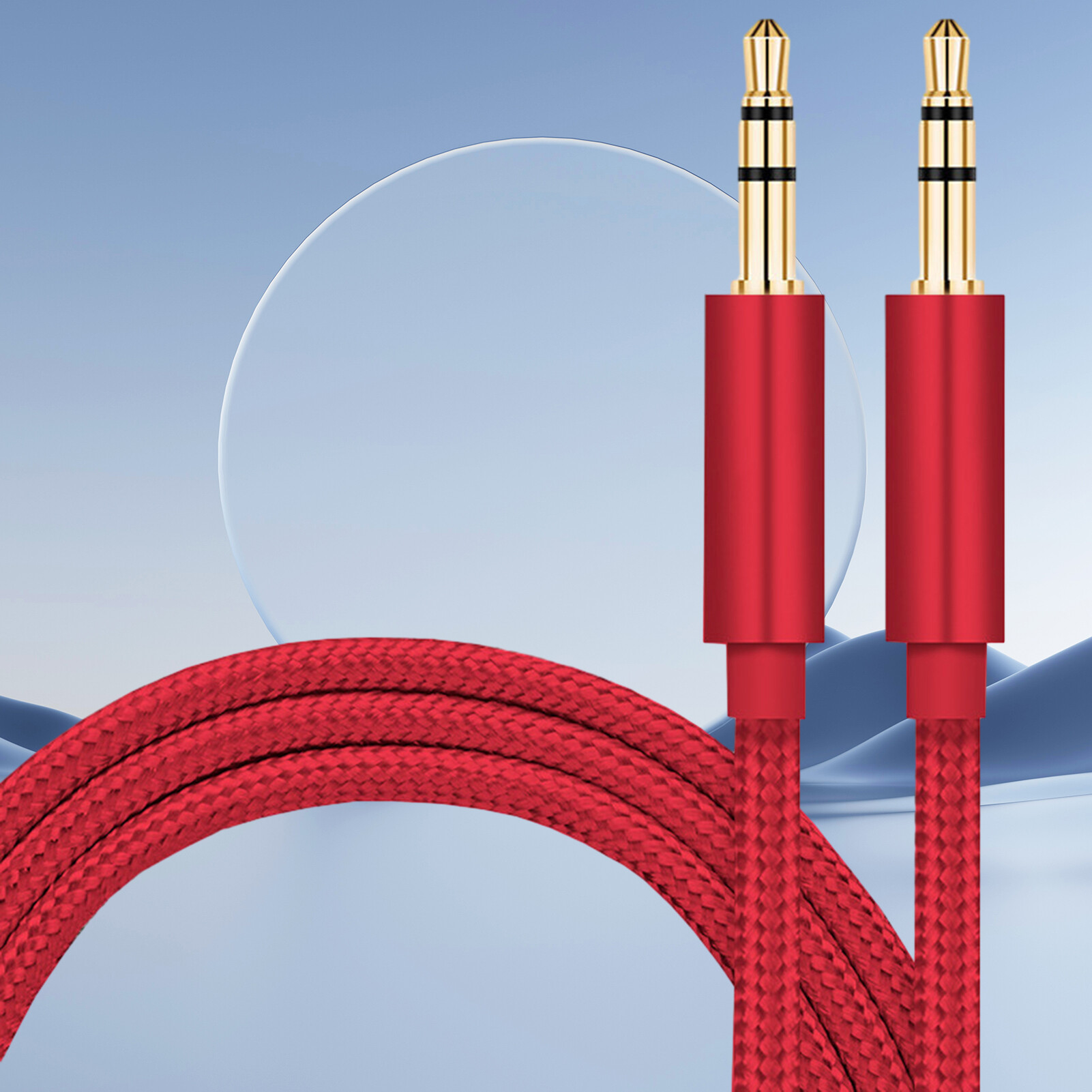 Wiki Headphone Cable Headphone Adapter Premium 3.5mm Headphone Extension Cable Tangle-free Wide Compatibility Perfect