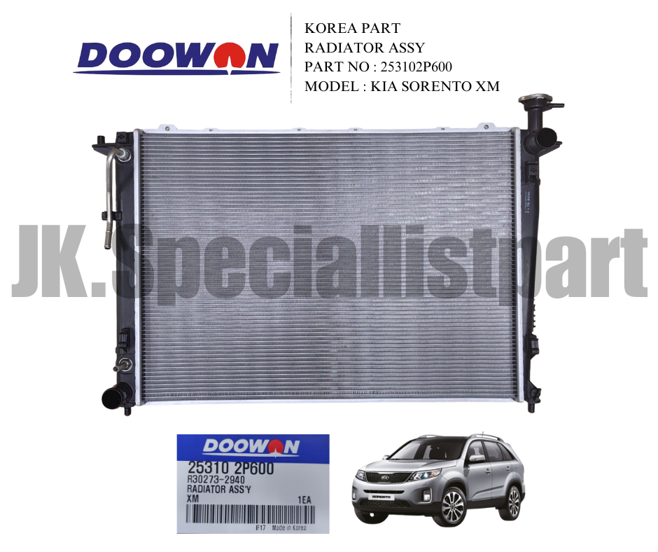 RADIATOR ASSY _ KOREA PART [DOOWON] [ 25310-2P600 ] KIA SORENTO XM