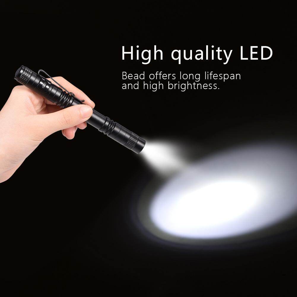 Mini Xách Tay LED Pen Clip Pocket Đèn Pin Ánh Sáng Cao Torch Đèn Pin