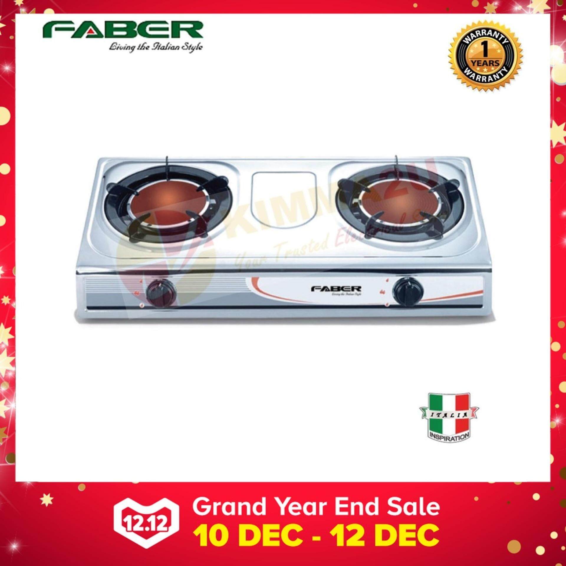 Authorised Dealer Faber Fs5550 2 Burners Stainless Steel Infrared Authorised Dealer Faber Fs5550 2 Burners Stainless Steel Infrared Gas Cooker Lazada