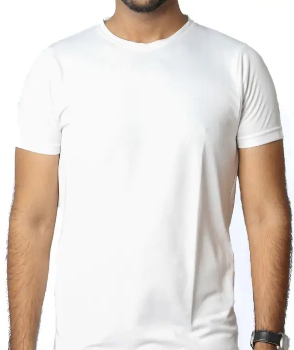 plain white dri fit shirt