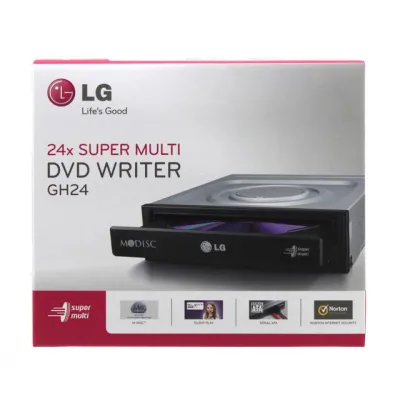 LG 24X Super Multi Internal DVD Writer GH-24 (GH-24NSD1)