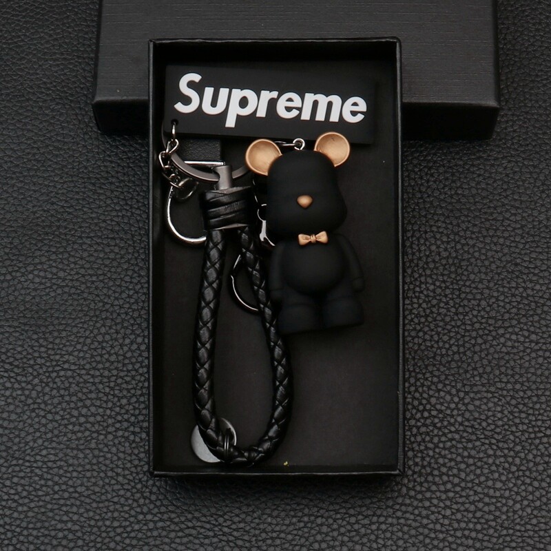Cartoon bear doll keychain pendant multi-color optional