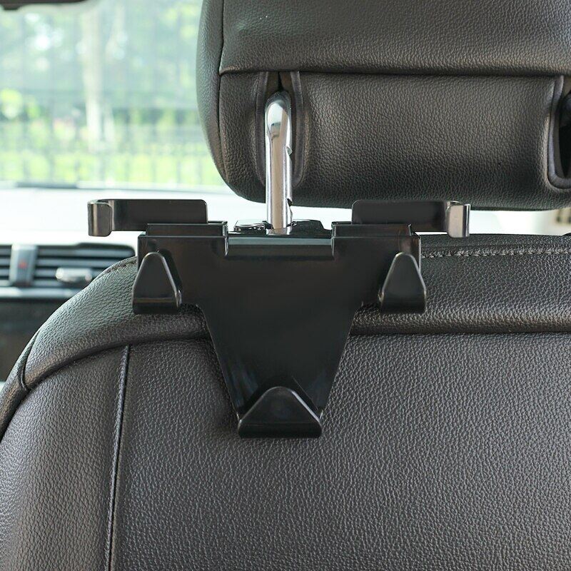 Car New Hook Rear Seat Headrest Hanger Multi-functional Car Mobile Phone Bracket Bag Hook