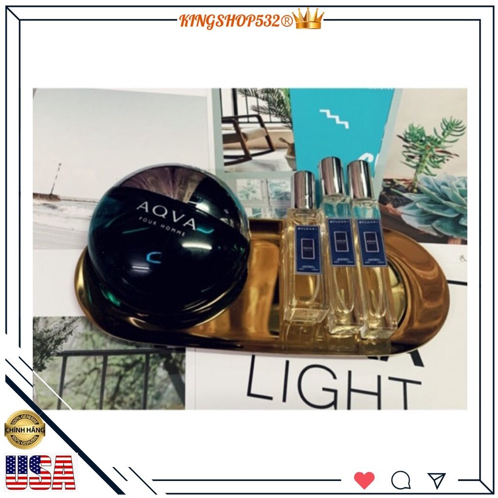 ❁ ❁ [Mẫu thử 10ml] Nước hoa Bvlgari Avqa Pour Homme ♚♚