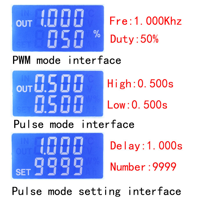 Aideepen ZK-PP1K ZK-PP2K PWM Pulse Frequency Duty Cycle Adjustable Module Square Wave Rectangular Wave Signal Function Generator for Arduino DIY PWM Signal Generator Module
