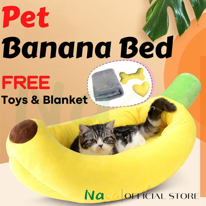 Pet banana outlet bed