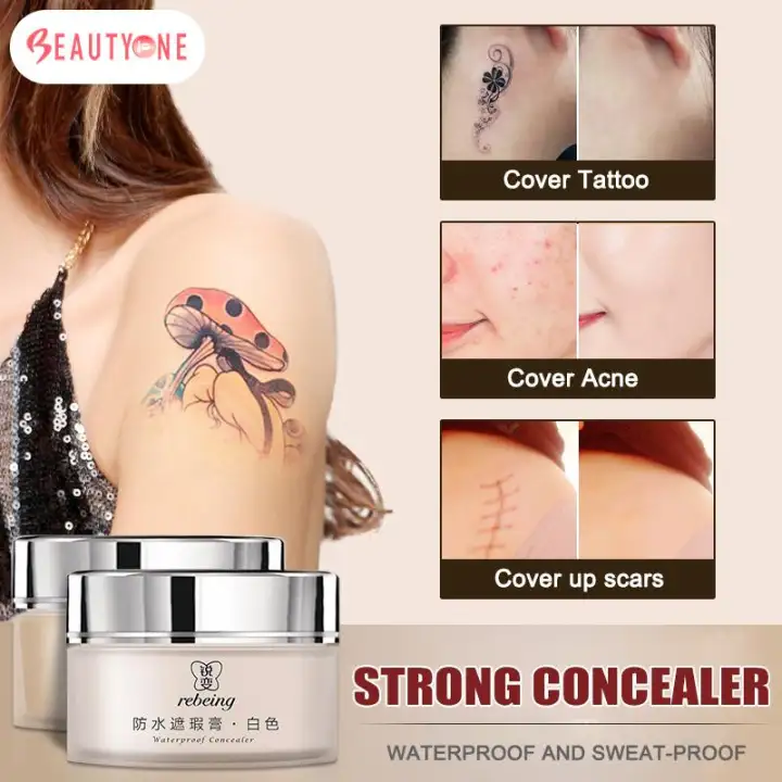 Beautyone Tattoo Concealer 2 Colored - Cover Up Tattoos Makeup Waterproof Beautyone Tattoo Concealer 2 Colored - Cover Up Tattoos Makeup Waterproof