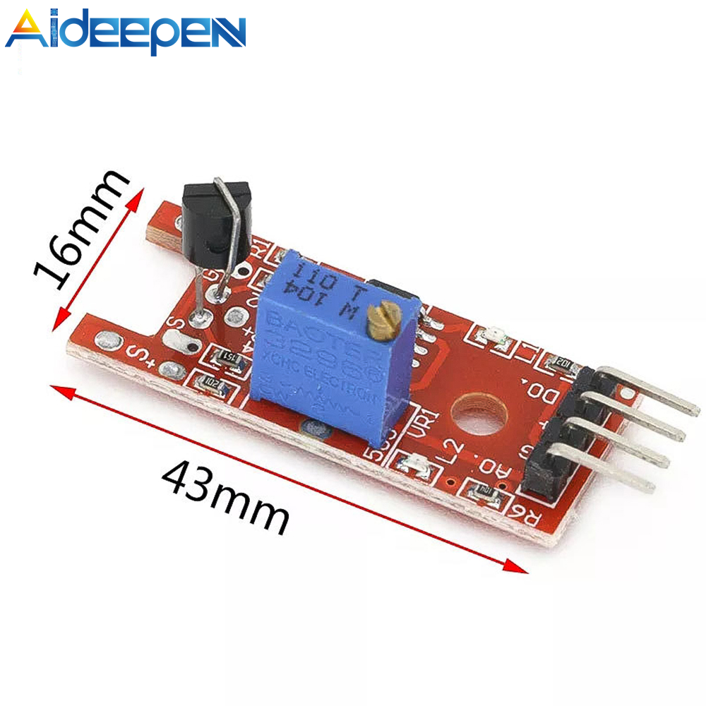 Aideepen KY-036 Metal Touch Sensor Module Human Body Touch Sensor Single-channel Signal Output Low-level Output for Arduino Diy Starter Kit