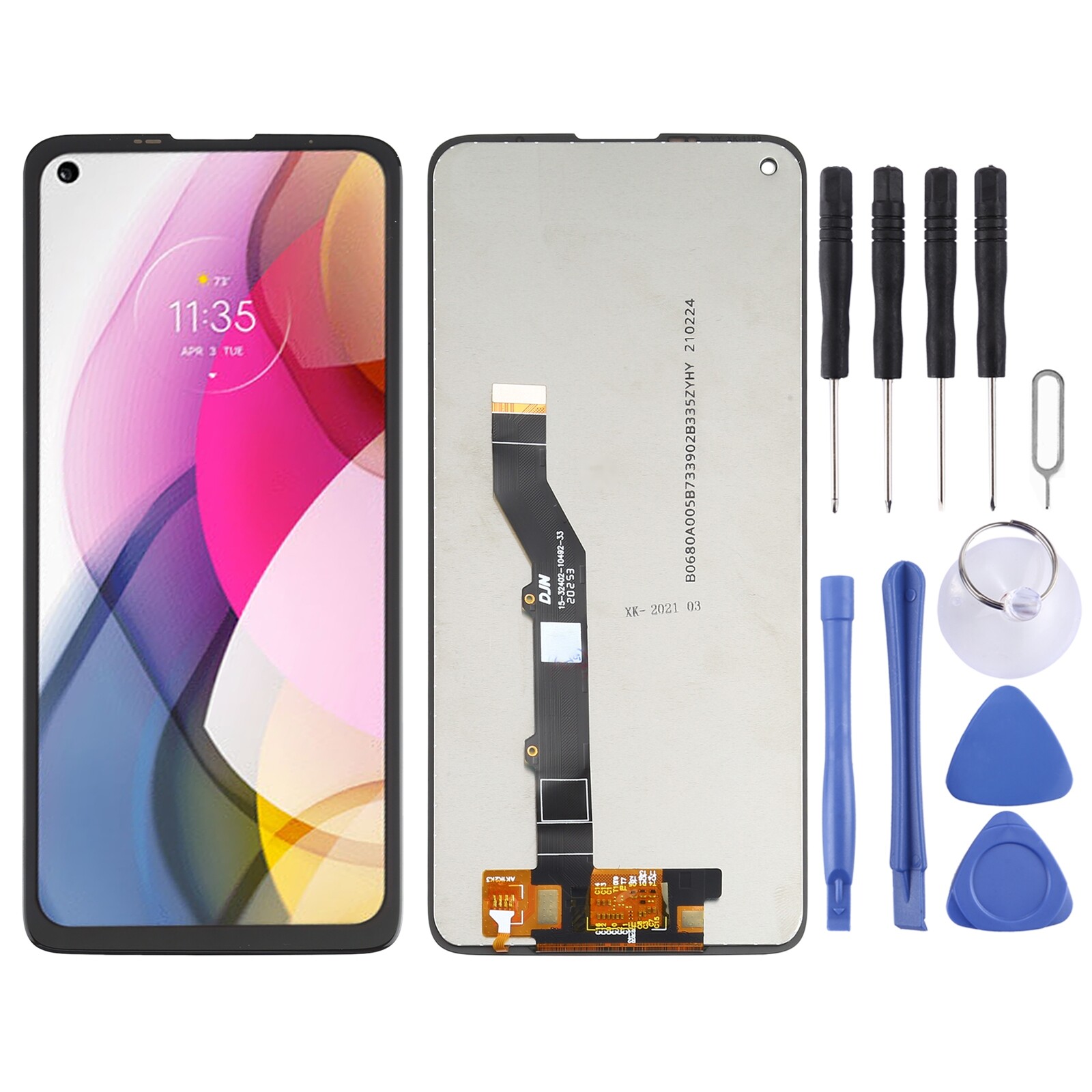 LCD Screen and Digitizer Full Assembly for Motorola Moto G Stylus XT2115
