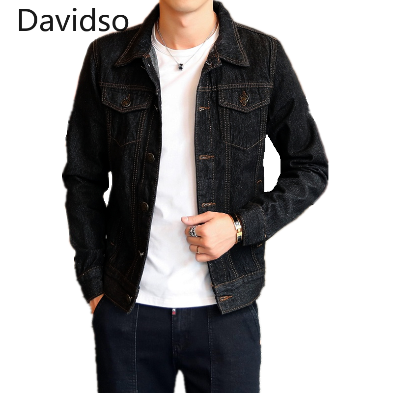 Spring Autumn Mens Denim Jacket Mens 