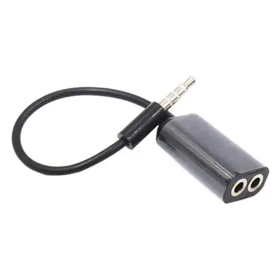 3.5mm HeadSet 1 to 2 Stereo Audio Speaker Headphone Splitter Adapter Male to Female AUX Cable (1 PC)