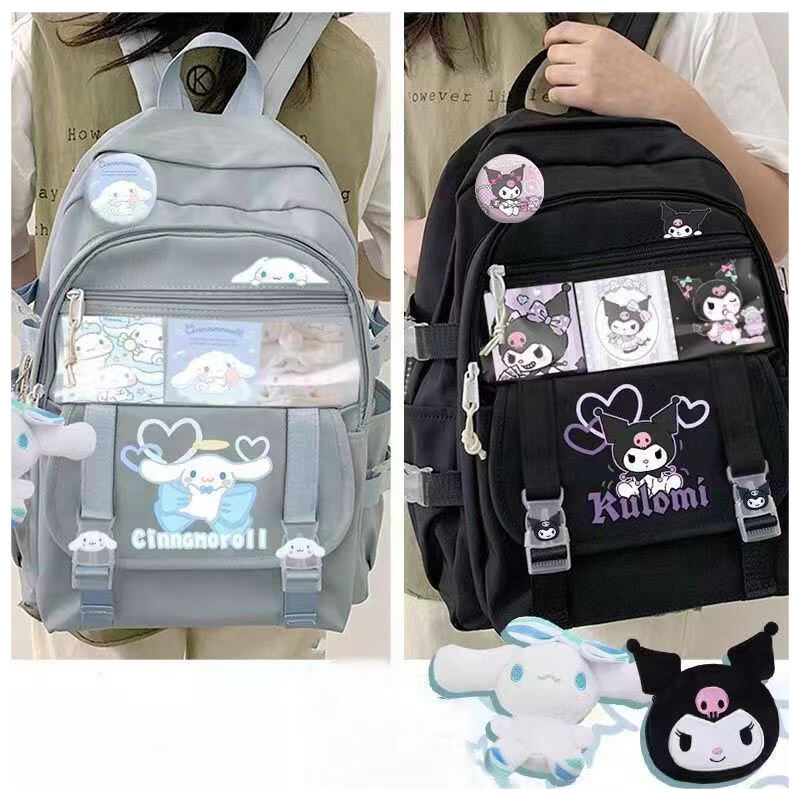 student backpack junior high school computer bag Large-capacity backpack for college students