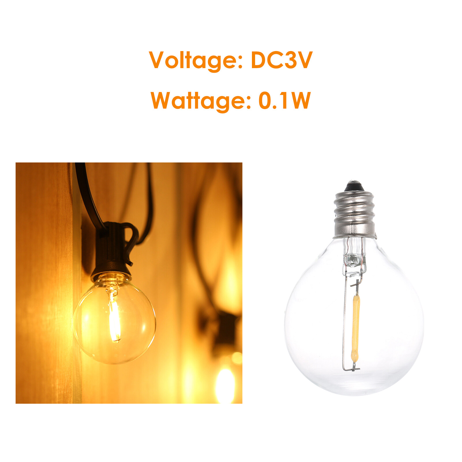 Dc3v 0 1w G40 Replacement Light Bulbs