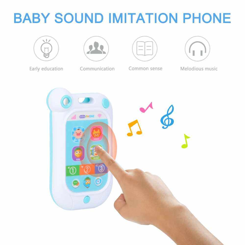 Baby Sound Imitation Phone with Lights Music Funny sounds Baby Stop Crying  Gift Toy for Babies (Standard) | Lazada