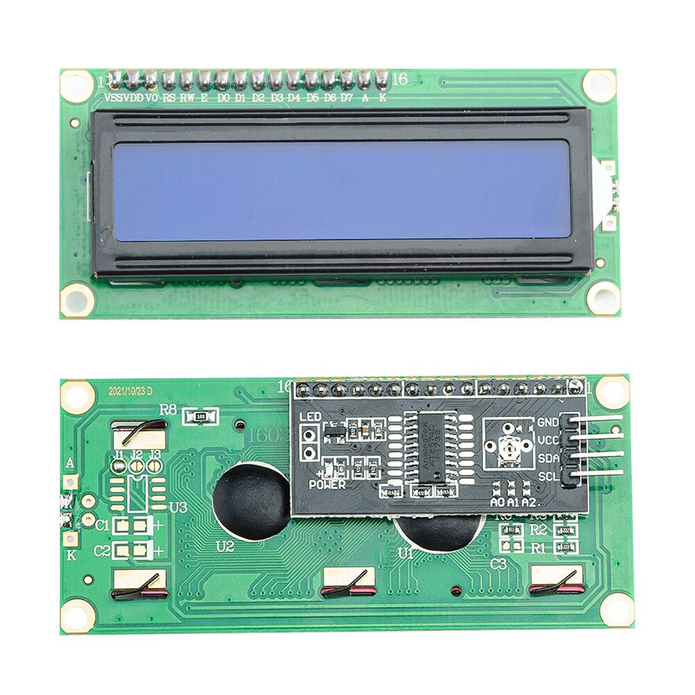 Diymore lcd1602 1602 lcd module blue / yellow green screen 16x2 character lcd display pcf8574t pcf8574 iic i2c interface 5v