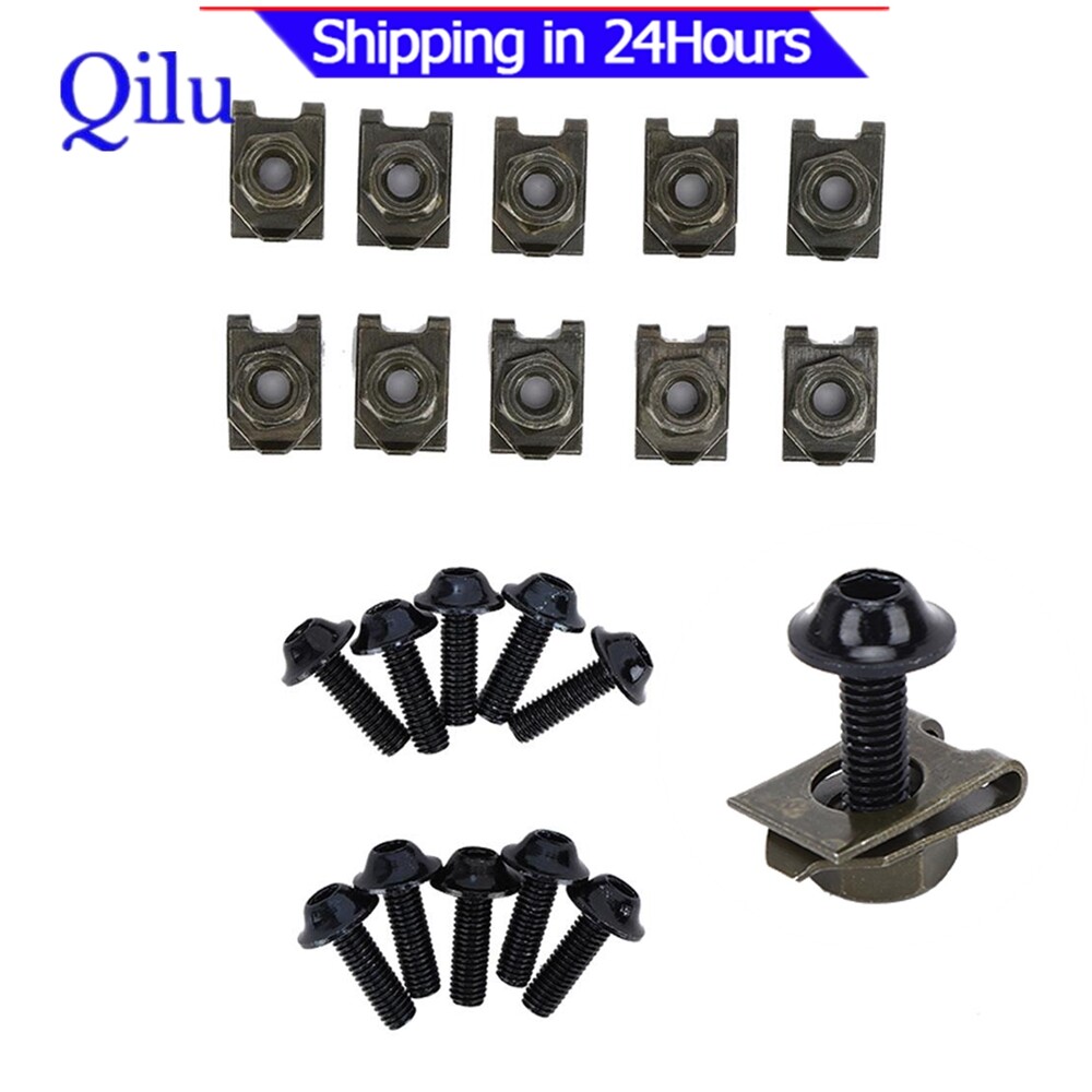1 Set Motorcycle Fairings Bolt Screw Fairing Bolts Spire Speed Fastener Clips Motorcycle Fairing Body Bolt Kit Motorcycle Body Fairing Bolt Kit Body Screws