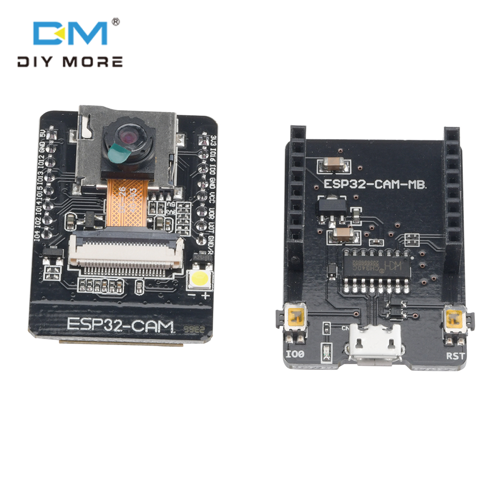diymore ESP32-CAM-MB WIFI Bluetooth Ban phát triển Mô-đun camera OV2640 Hỗ trợ tải xuống bằng tay và tự động Giao diện USB MICRO Cổng nối tiếp Mô-đun camera OV2640 CH340G+Cột ăng-ten 2.4G+Cáp chuyển đổi IPX ESP-32S ESP-WROOM-32U ESP-WROOM-32D