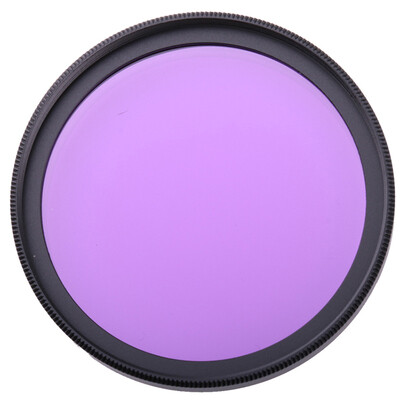Full color dslr camera lens filter 49mm 52mm 55mm 58mm 62mm 67mm 72mm 77mm blue red orange full color lens filter