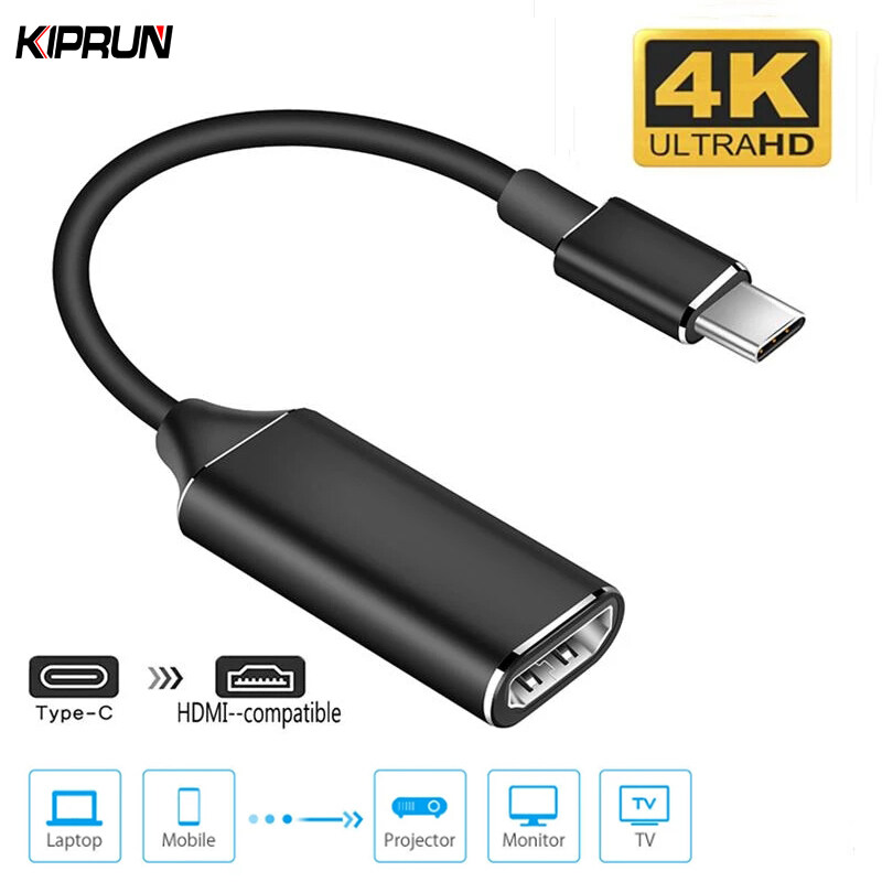 KIPRUN Bộ Chuyển Đổi USB Type C Bộ Chuyển Đổi USB3.1 USB-C Sang HDMI Bộ
