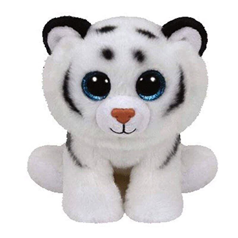 stuffed white tiger toy