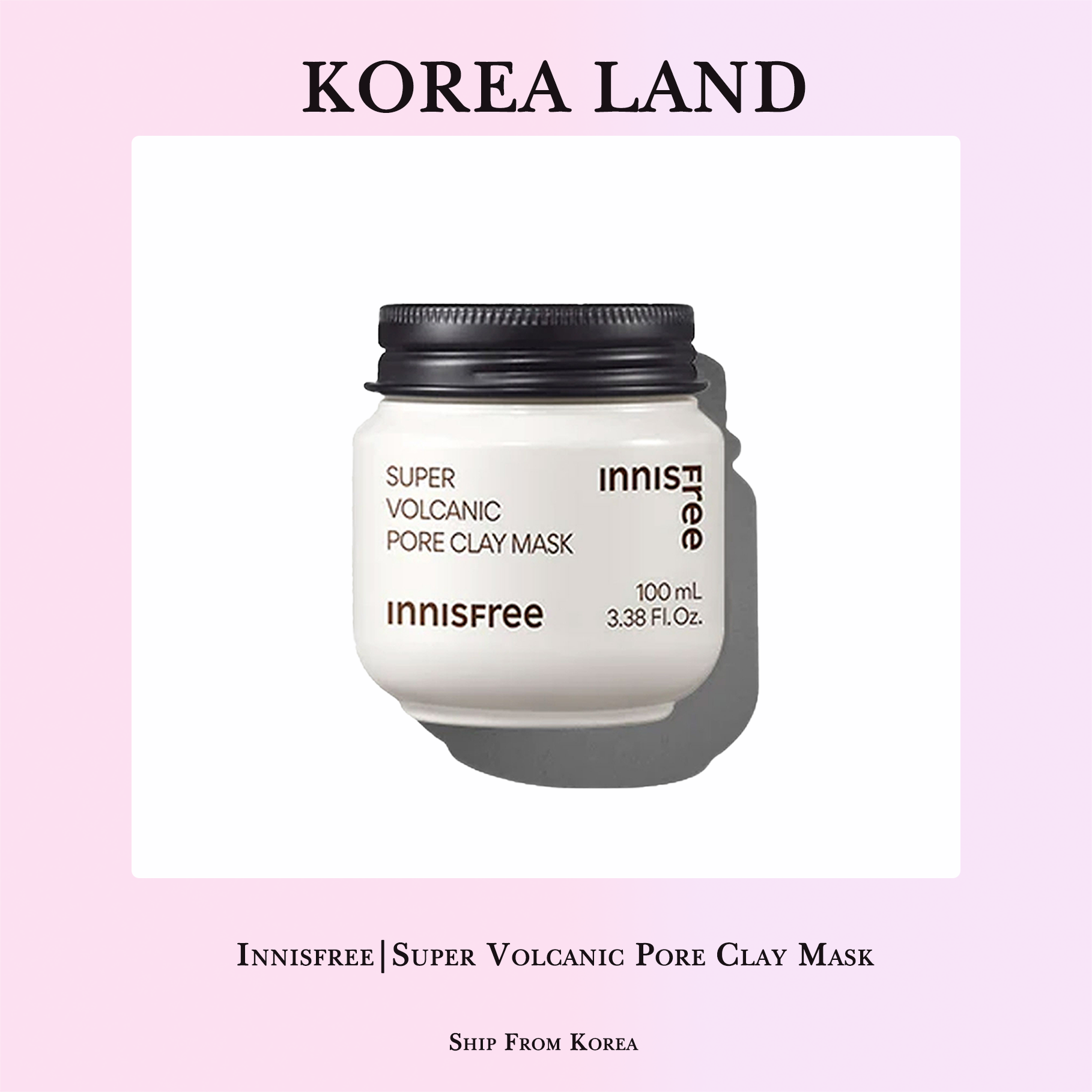 Innisfree | lỗ chân lông siêu núi lửa Mặt nạ đất sét phiên bản mới 2023 (100ml)