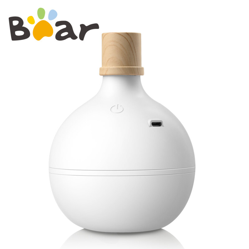 Bear Humidifier Home Small Portable Car Humidifier Mini USB Humidification Bedroom Desk Surface Mute Air Humidification White JSQ-B03A1 Singapore
