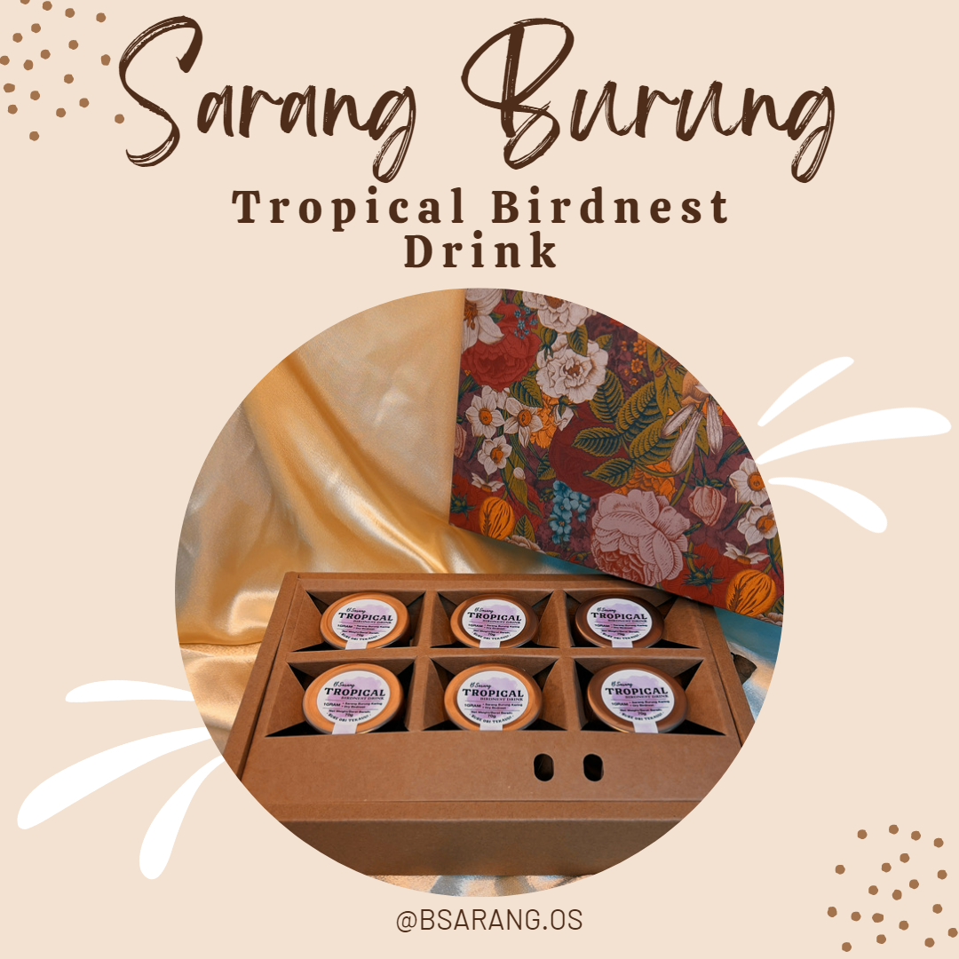 [SET OF 6] TROPICAL Bird's Nest Drink Minuman sarang burung Minuman sihat berkhasiat