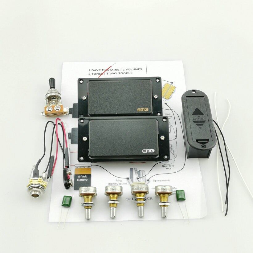 Classic EMG ปิ๊กอัพกีตาร์ไฟฟ้า Active Pickup Humbucker Active 9V