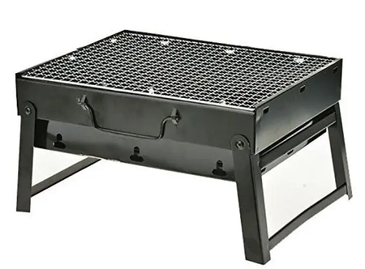 Portable Bbq Grill Foldable Food Camping Grilling Tools Tempat Panggang Makanan Gril Ayam Mudah Alih Pemanggang Perkhemahan Berkelah Lazada Tempat Gril Ayam Mudah Alih Pemanggang