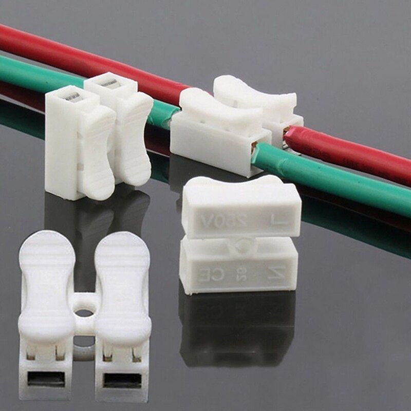 💖Best Buyle 30 Pcs Electrical Cable Connectors Quick Splice Lock Wire Terminals Self Locking