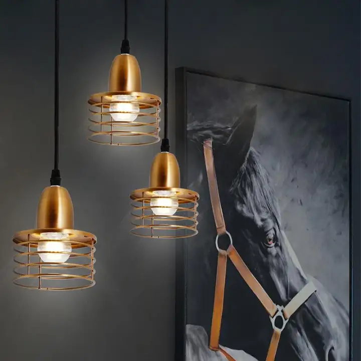 black round ceiling light