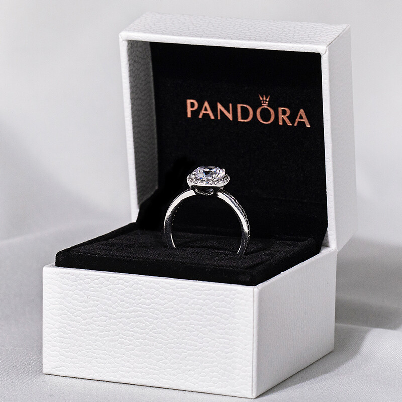 Spot pandoraˉ ring pandoraˉ dove egg elegant zircon 925 silver ring