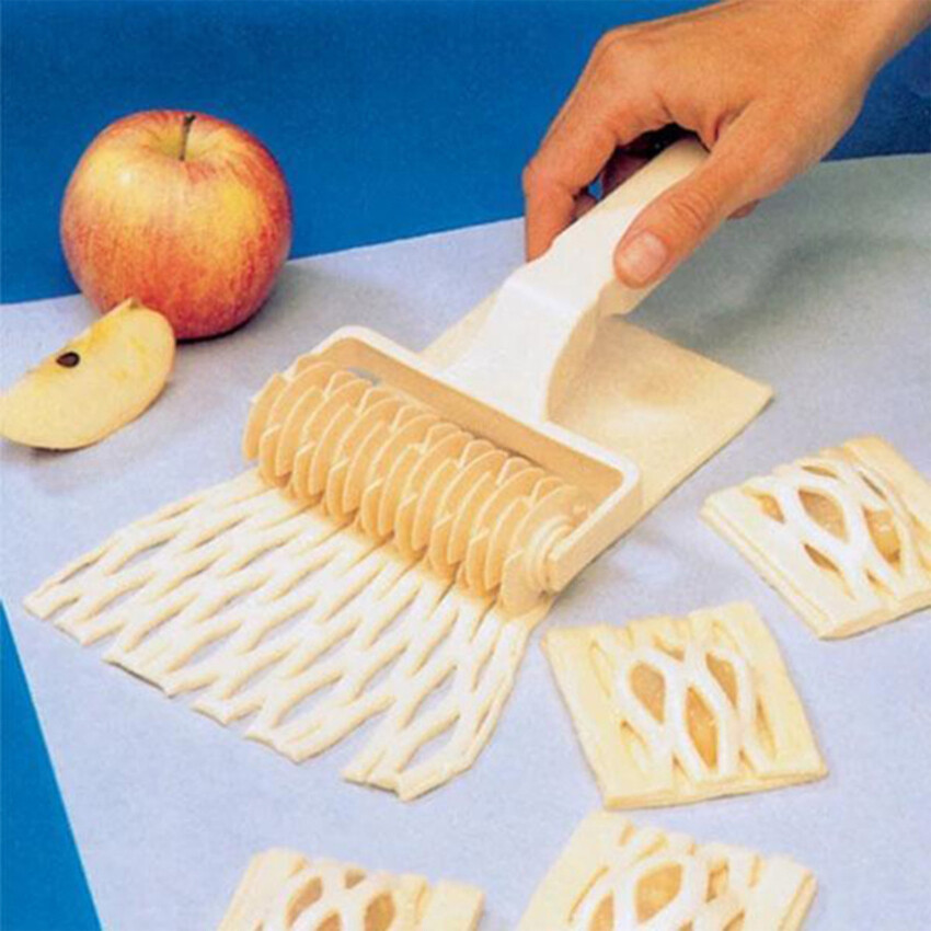 Plastic Mesh Cutter Dough Roller Cutter Pizza Pizza Roller Mesh Cutter Creative Baking Tools