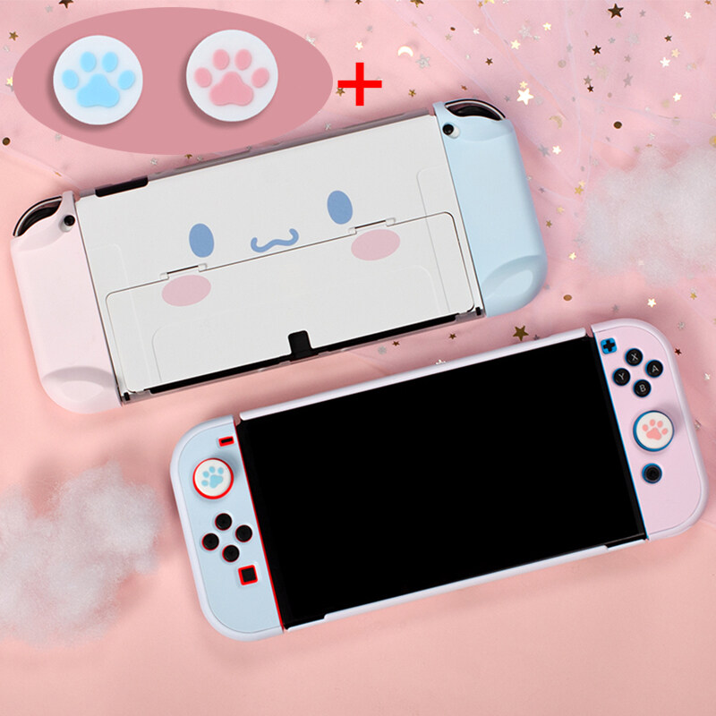 เคสแข็งสำหรับพีซี Nintendo Switch OLED สวิตช์สุนัขแบบพกพา NS Game Host