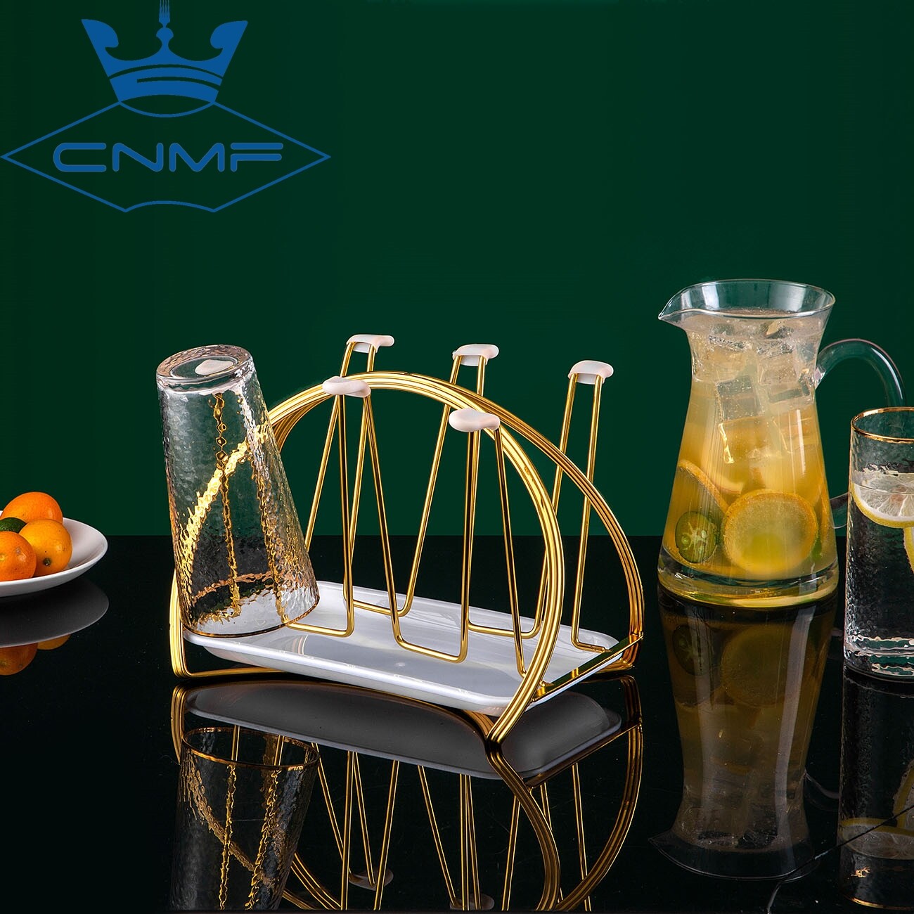 CNMF Cup Drain Rack Upside-down Water Cup Holder Living Room Drainage Glass Cup Rack