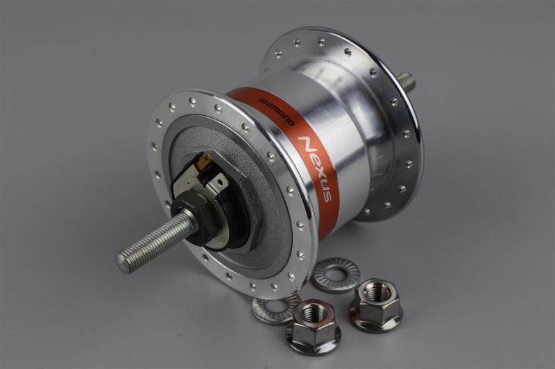 DH-2N40 power generation flower drum friction drum 6V-2.4W Japanese bicycle front power generation flower drum 36 holes
