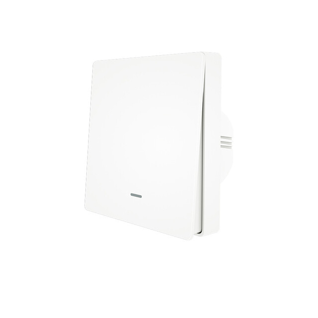 MOES WiFi Smart Push Button Switch 2-Way RF433 Wall Panel Transmitter Kit Smart life Tuya App Control Works with Alexa Home