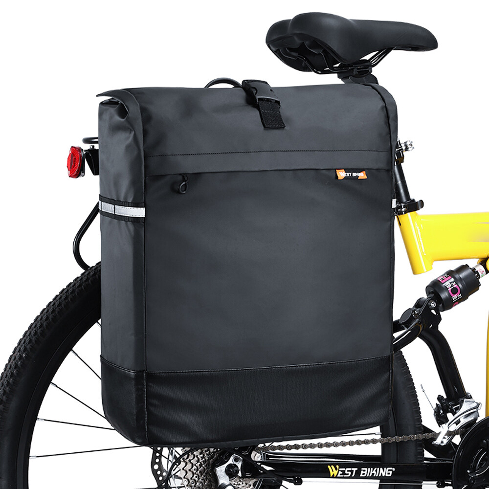 Bike Rear Seats Bag Bicycle Riding Storage Bag Large Capacity Bicycle ...