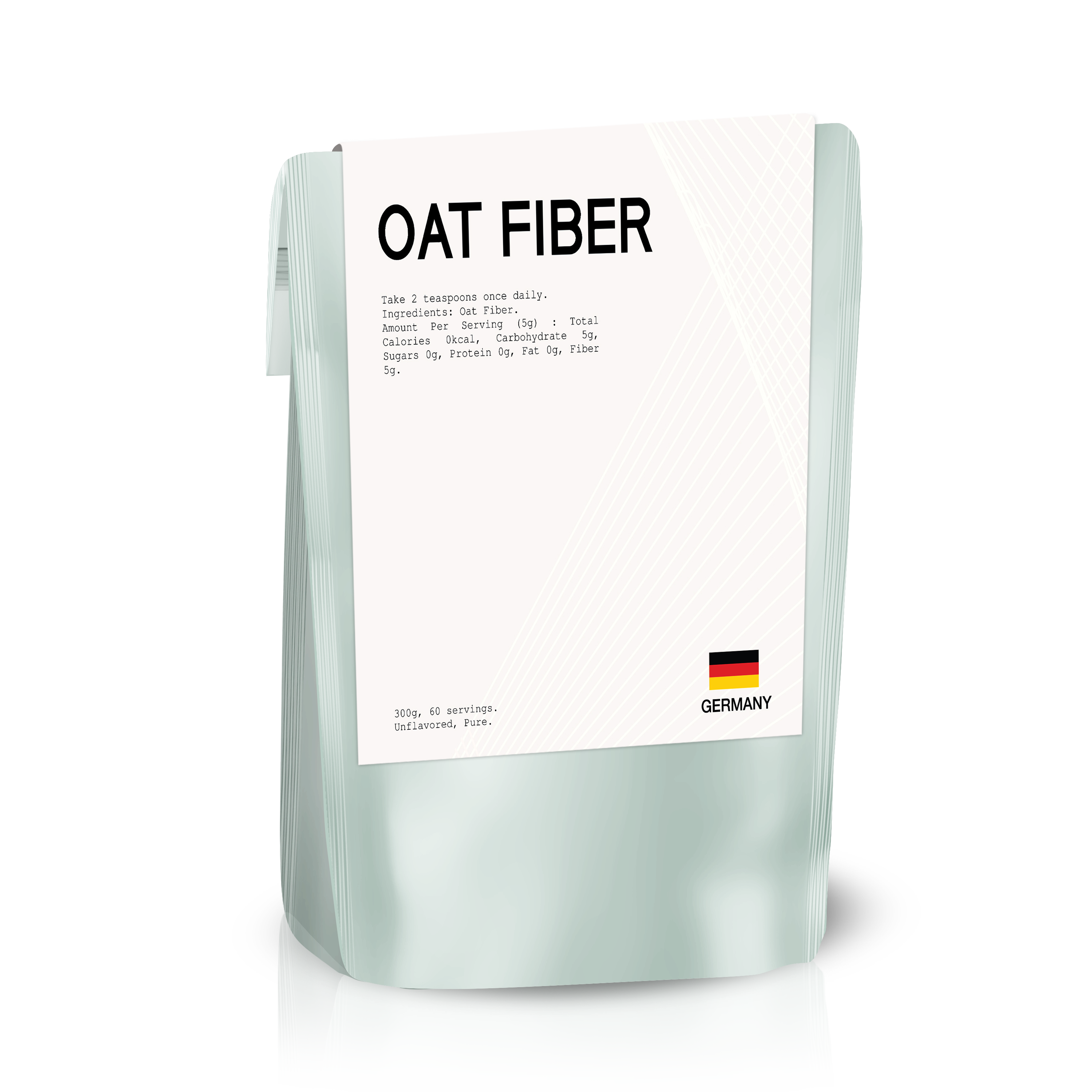 Nourished Oat Fiber 600g 120 servings (Germany) Lazada