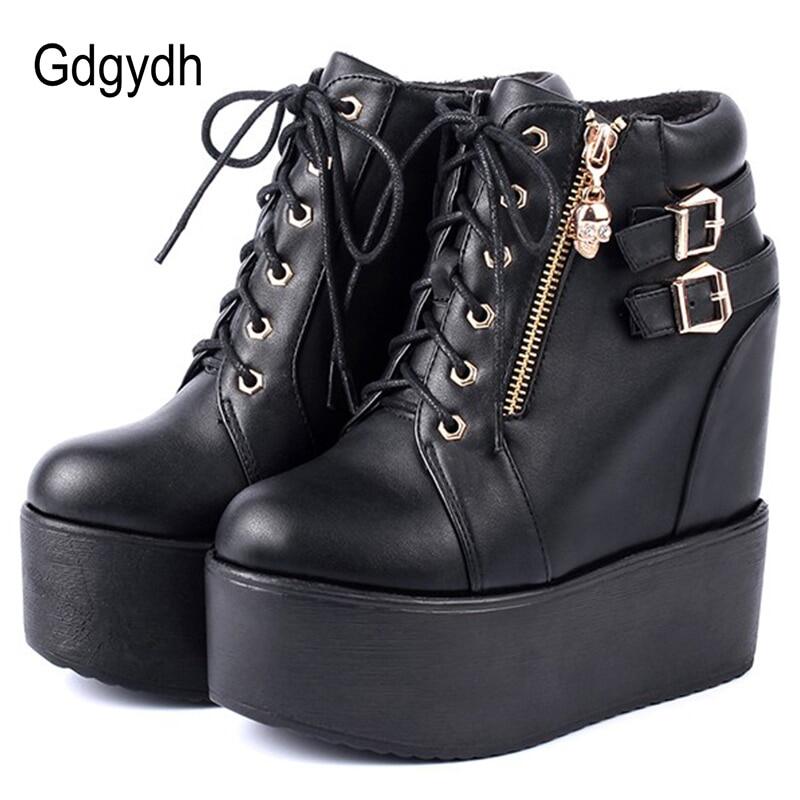 ladies wedges boots