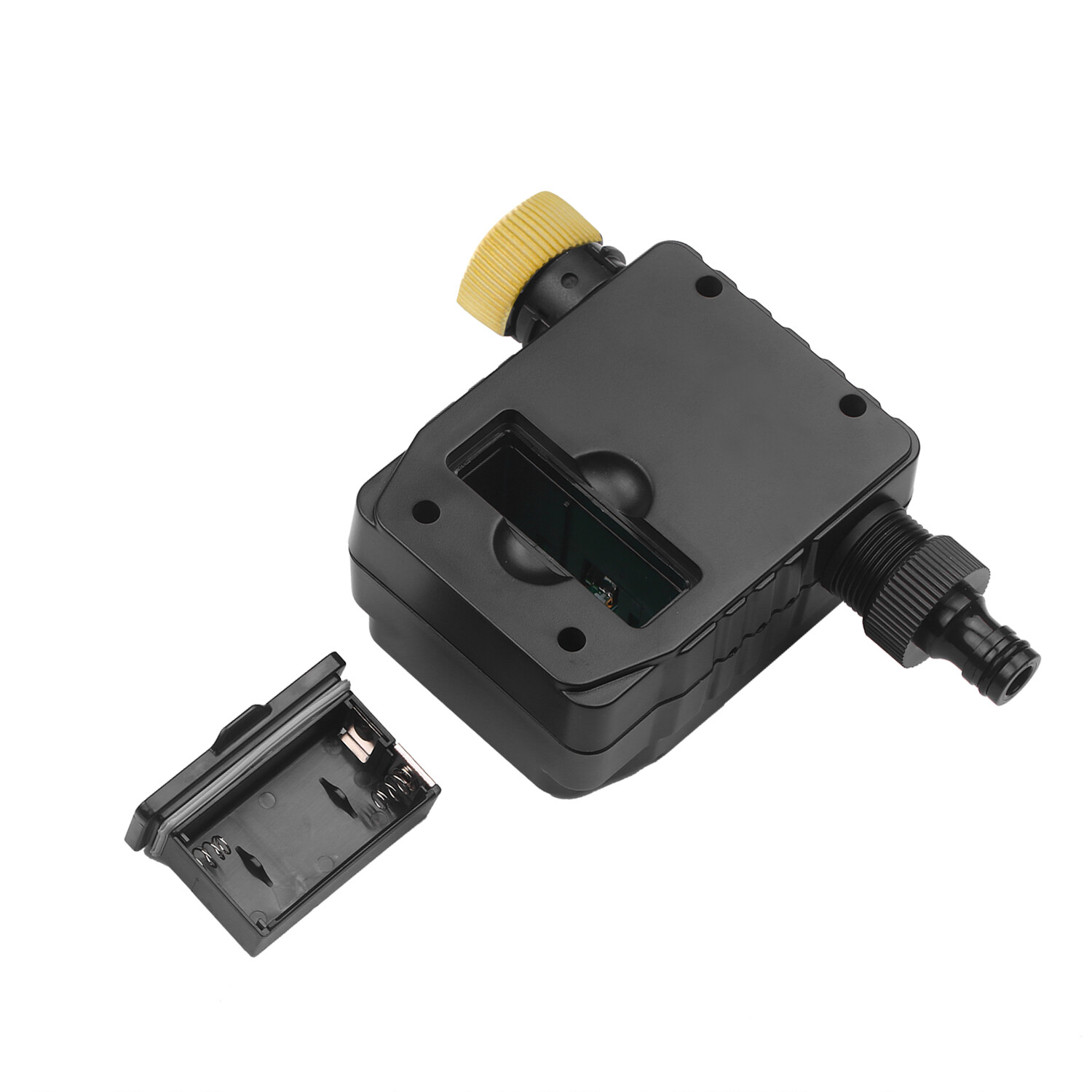 Digital Water Timer Programmable Outdoor Single Outlet Automatic On Off Water Faucet Hose Timer Irrigation System Controller with Manual Mode 3in Large Screen
