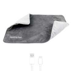 Graphene Heating Cushion Blanket Office Seats Pad Warmer Pad Heating Cushion with Type C Cable Fast-Heating (A)