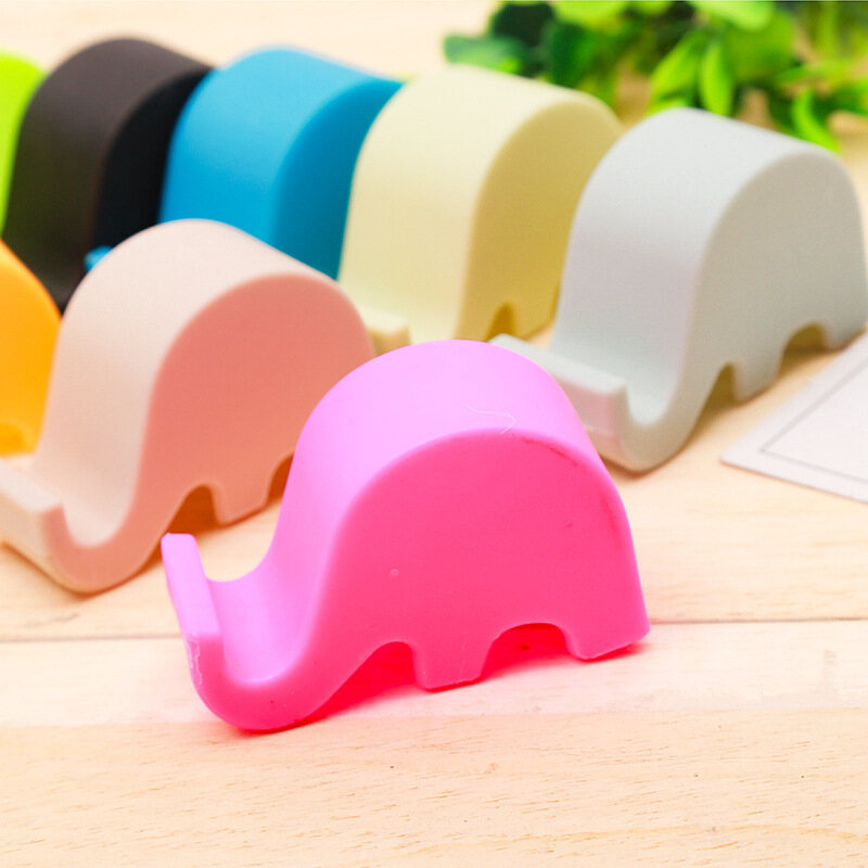 Universal Phone Holder Multi-Function Mobile Phone Bracket Mini Desktop Stand In Random Multi-Colors